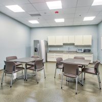 Staff Lounge at BluePearl Tacoma Pet Hospital General Contractor GC MCC Metro Construction Corp